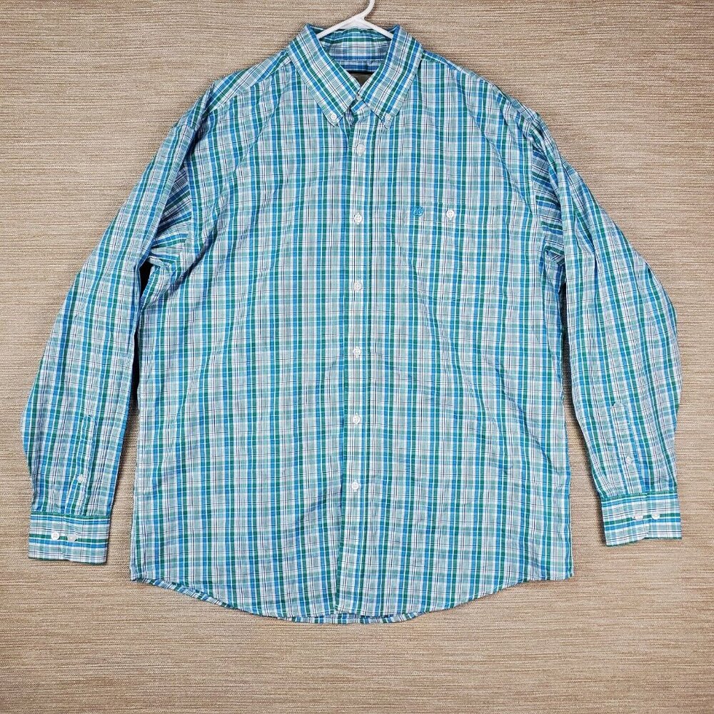 Wrangler Shirt Mens XL Academia Cabincore Heritage Cowboycore Country Western